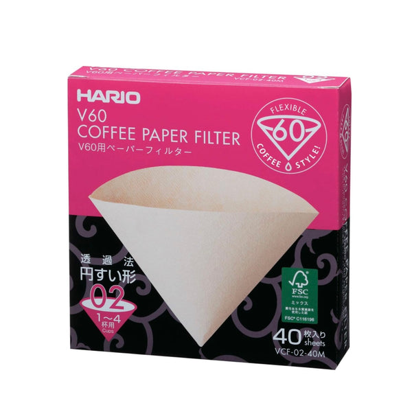 Hario V60 Filters 02 (40 Pack)